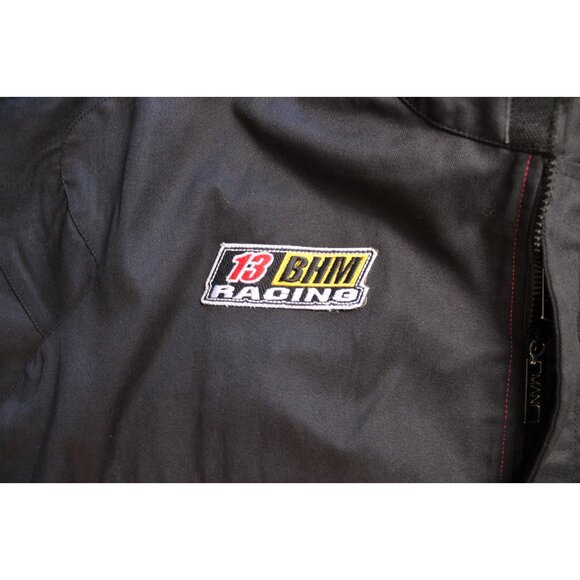 BoohooMAN Oversized Homme Twill Moto Racing Bomber Jacket Mens XL Colorblock - Picture 6 of 12